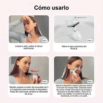 NivaLift | Dispositivo reafirmante facial + 1 SÉRUM DE REGALO