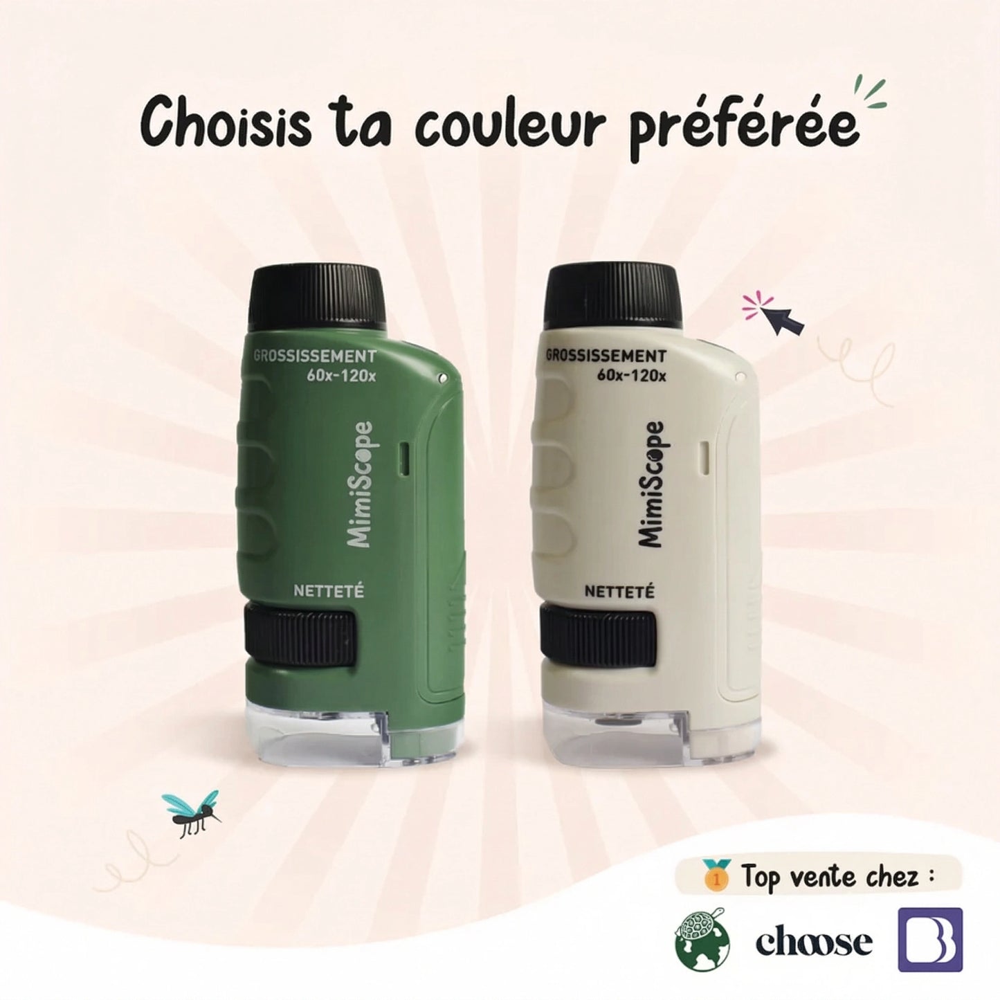 Mimiscope™ | Microscope de poche pour enfants